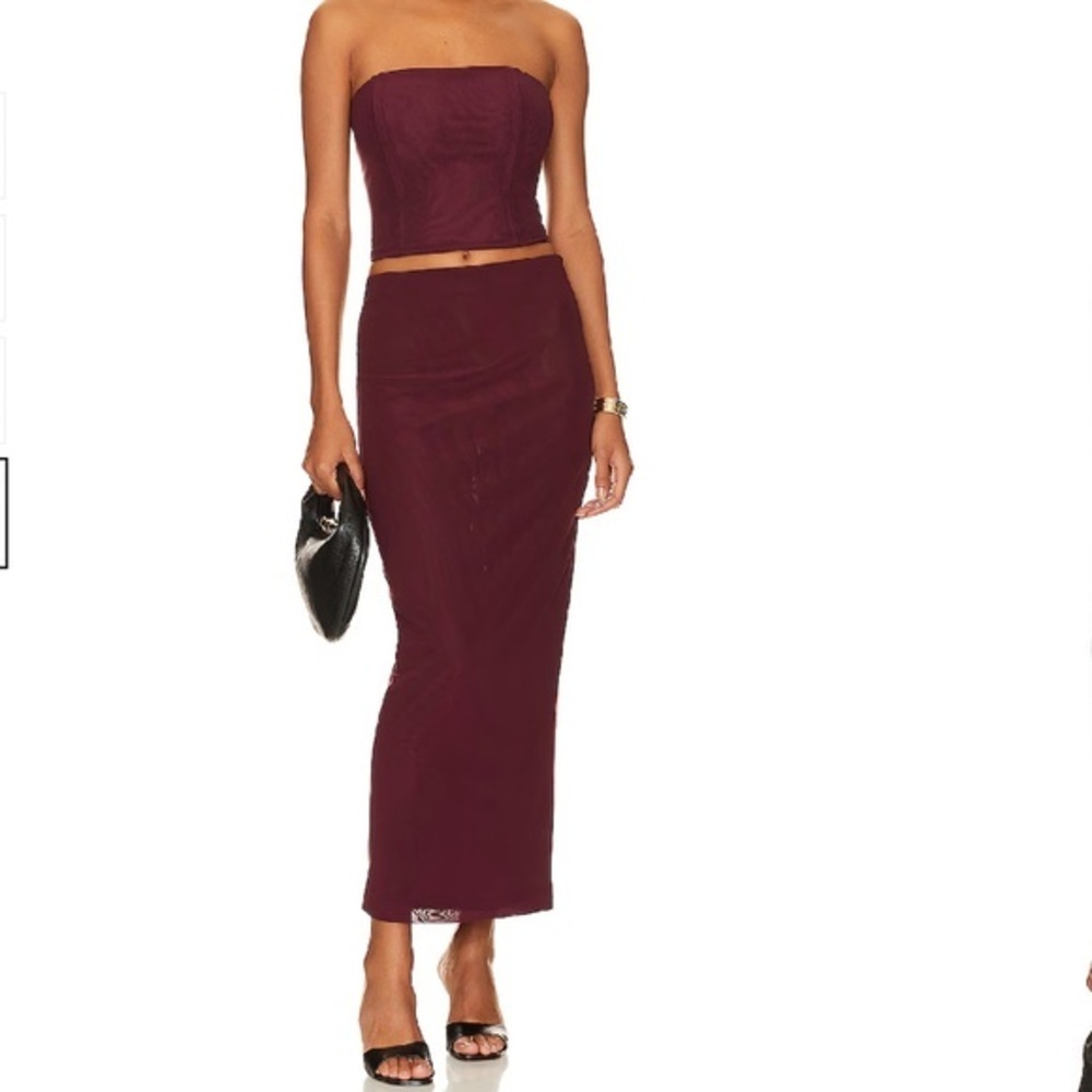 Camila Coelho Osiris Maxi Skirt & Corset Top Set